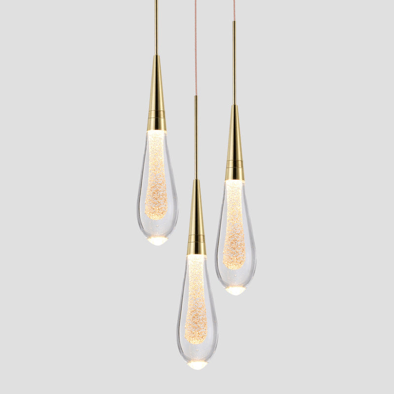 Postmodern Crystal Pendant Light for Dining & Bedroom