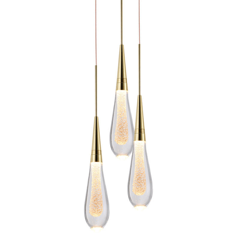 Postmodern Crystal Pendant Light for Dining & Bedroom